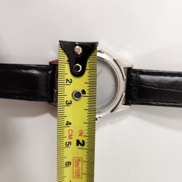 Purolator Courier Wrist Watch Lot of 2 Blue & Leather Bands Gift Novelty Vtg - Picture 12 of 13